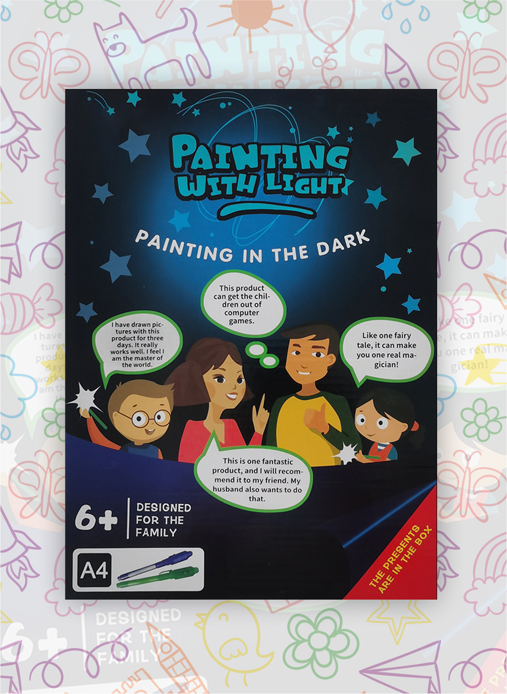 Magic LED Drawing Board for Kids - Glow & Create