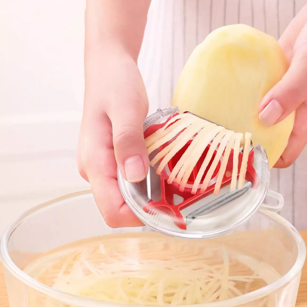 3 in 1 Multi Blade Vegetable Peeler Grater and Shredder Kitchen Tool