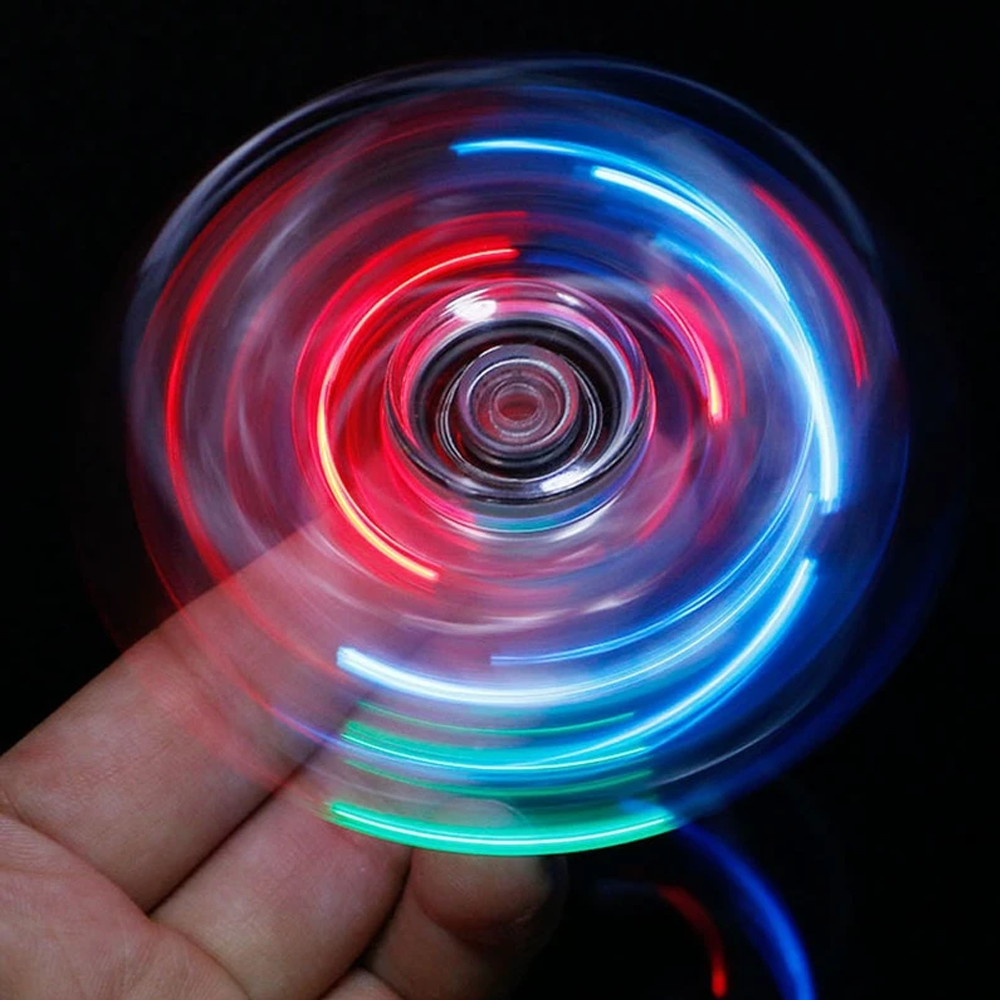 LED Fidget Spinner with Lights – Ultimate Light-Up Fidget Spinner for Stress Relief & Fun