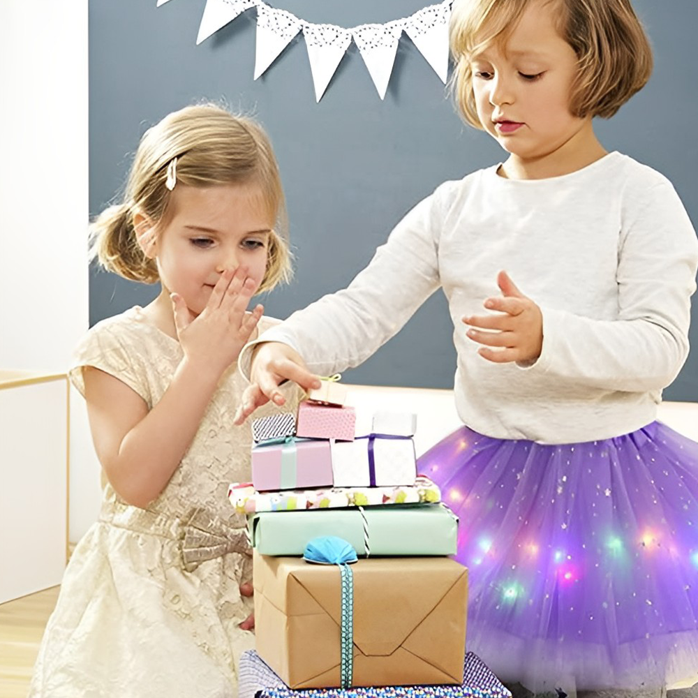 Luminous LED Tutu Skirt - Perfect Light-Up Gift for Kids