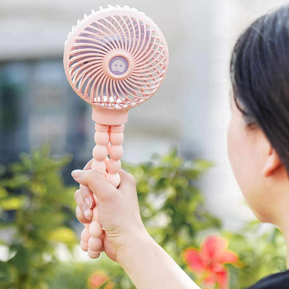 Portable Stroller Fan with Twist Mount & 360° Cooling
