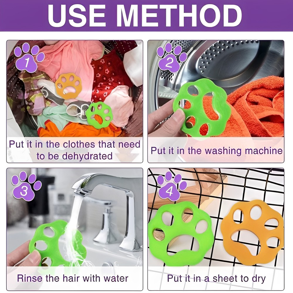 Washable Pet Hair Remover (2 Pieces Set)