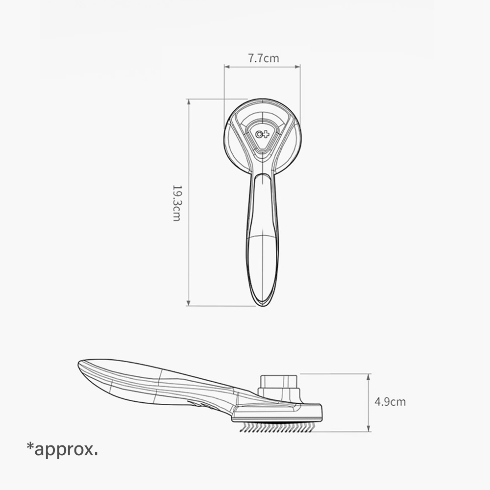 Pet Comb Self Cleaning Brush Professional Dog And Cat Grooming Brush