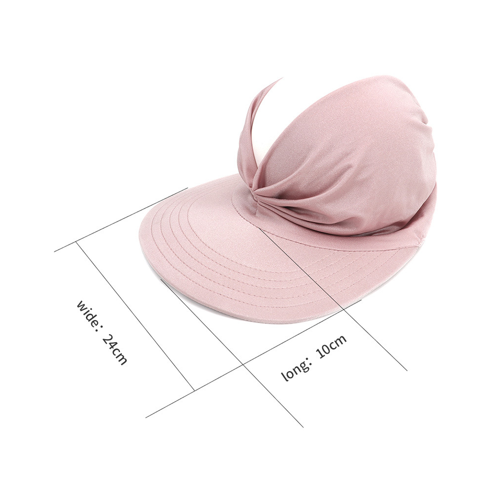 Anti-Ultraviolet Women Sun Visor Hollow Hat