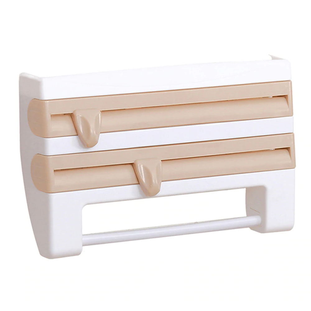 4-in-1 Wall Mount Multi Roll Holder & Rack