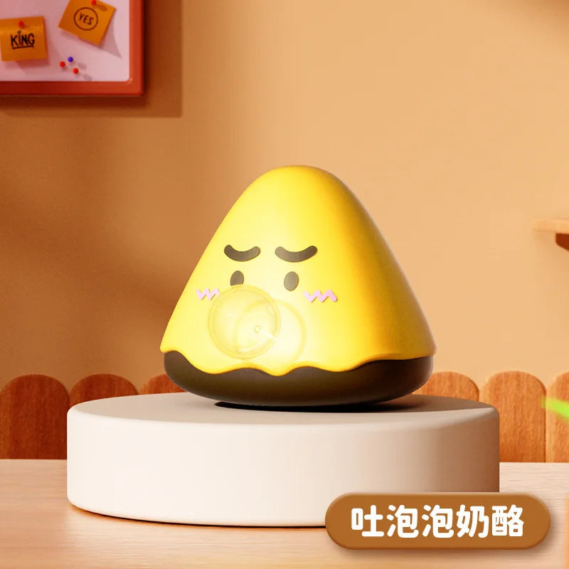 Cute Food Series Spitting Bubbles Squishy Squeeze Toys Anxiety Stress Relief Sensory Antistress Toys For Adults Kids Toys Gifts
