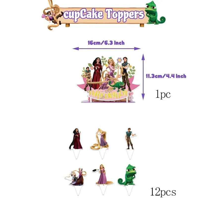Disney Princess balloons, children's birthday party decorations, festival venue arrangement, photo background, baby shower gifts