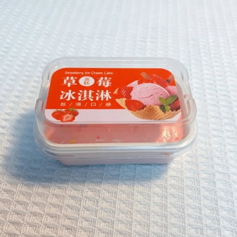 Squishy Simulated Ice Cream Cake Slow Rising Stress Relief Sensory Fidget Toy Gifts for Kids Adults