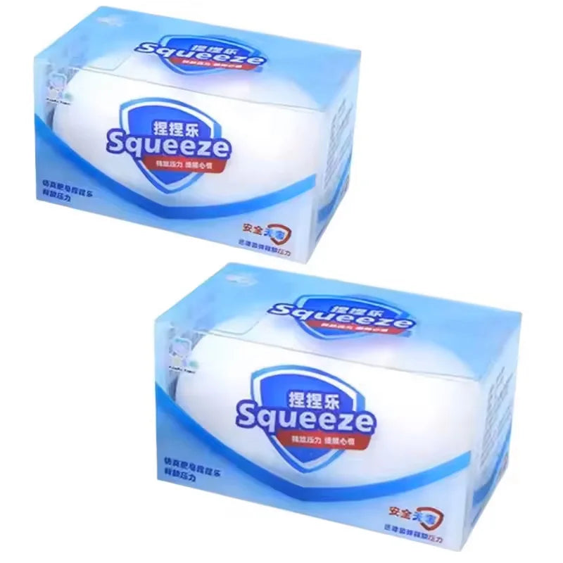 New Crunchy Soap Ball Squishy Stress Ball Filled Soft Squeeze Fidget Toy Anti-Stress Anxiety Relief Hand Decompression Toy