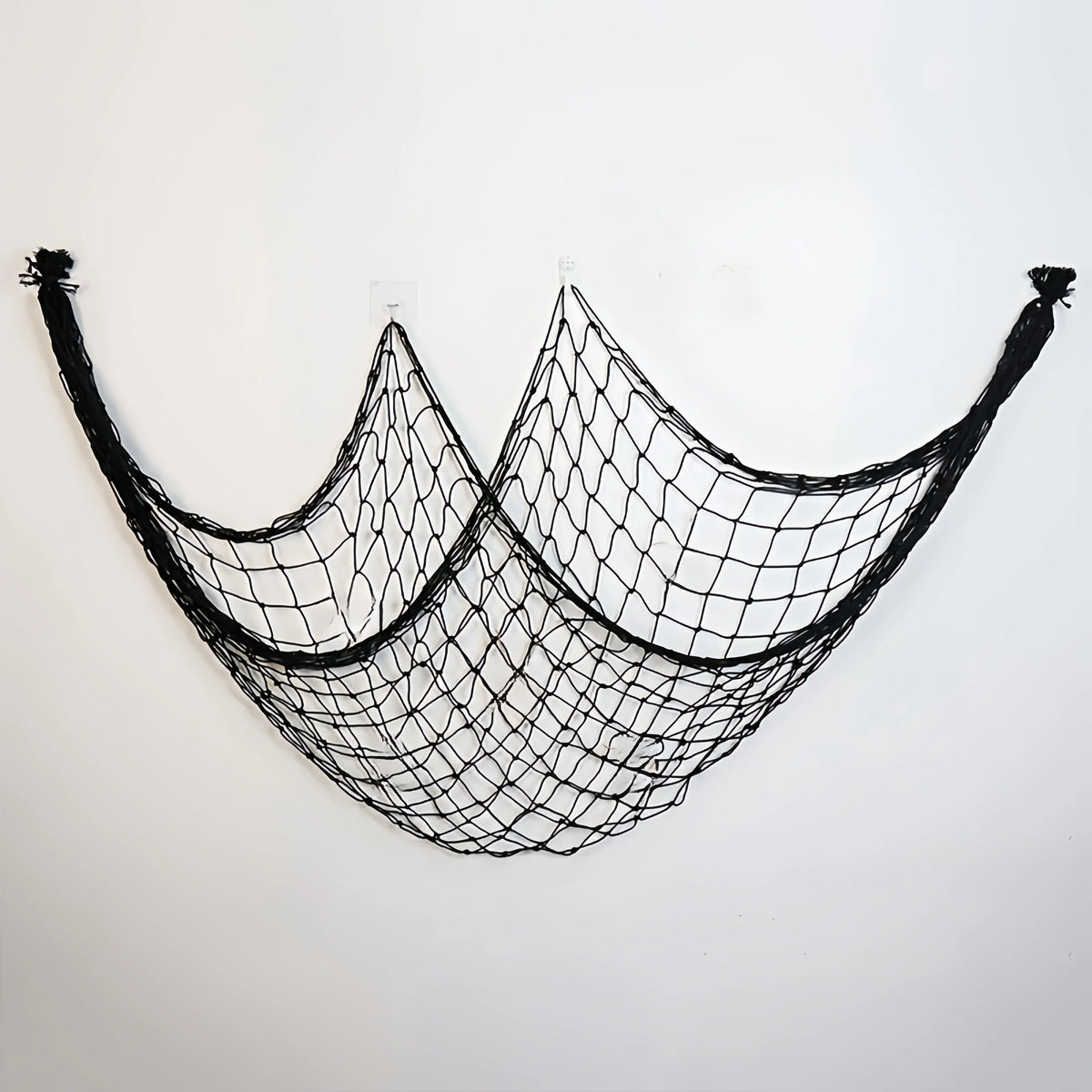 80x40 Inch Fishing Net Decor, Thick Natural Material Nautical Mesh, Wall Table Ceiling Decoration for Halloween Christmas Party
