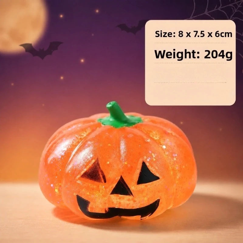 New Halloween gifts such as spiders and pumpkins. Sensory toys for relieving stress. Soft decompression toys.