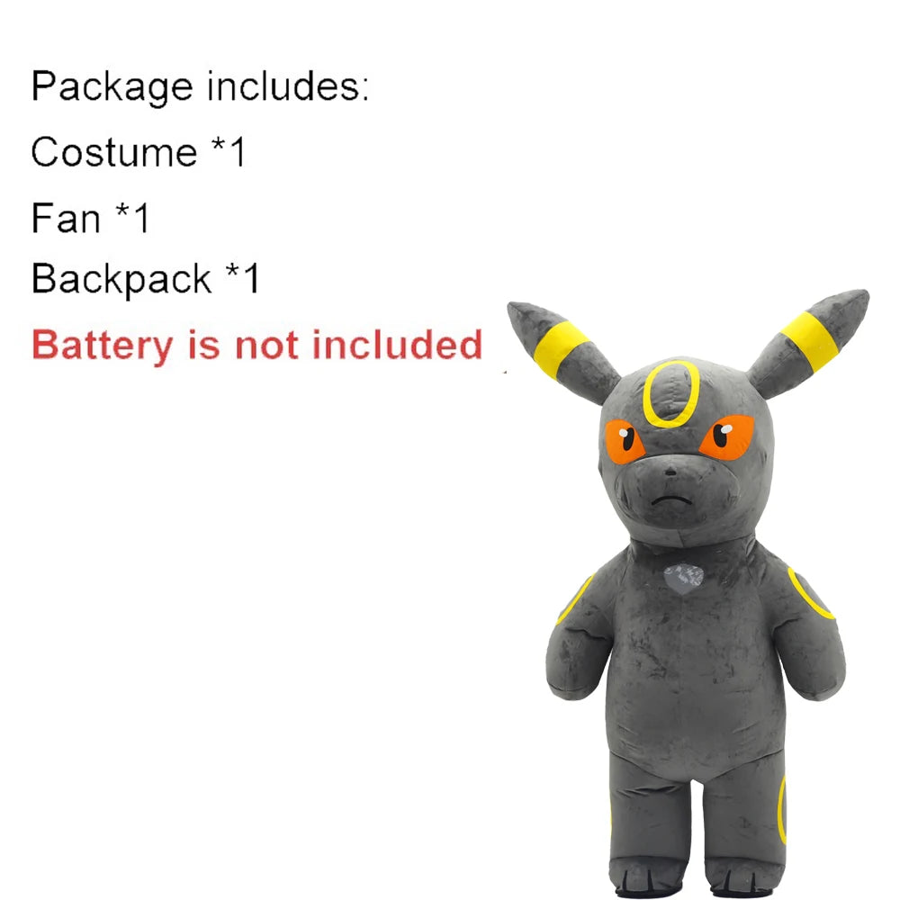SAYGO Rabbit Inflatable Costume Mascot Parade Adult Character Cosplay Animal Birthday Halloween Party Event Plush Set