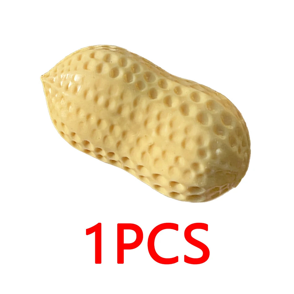 11CM Peanut Stress Ball Crunchy Squeeze Ball Squishy Toy Buttery-Soft Feel Fidget Toy ASMR Sensory Anti Stress Toys Slow Rebound