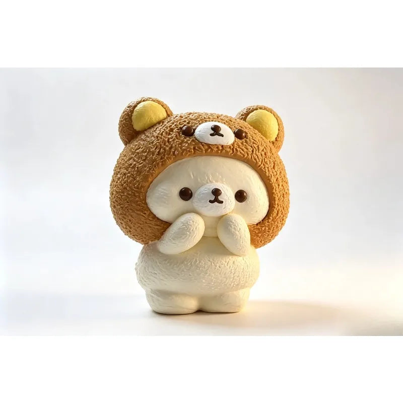 Rilakkuma Cosplay Squishy Toy Cute Slow Rising Squeeze Toy Stress Relief Desktop Ornament