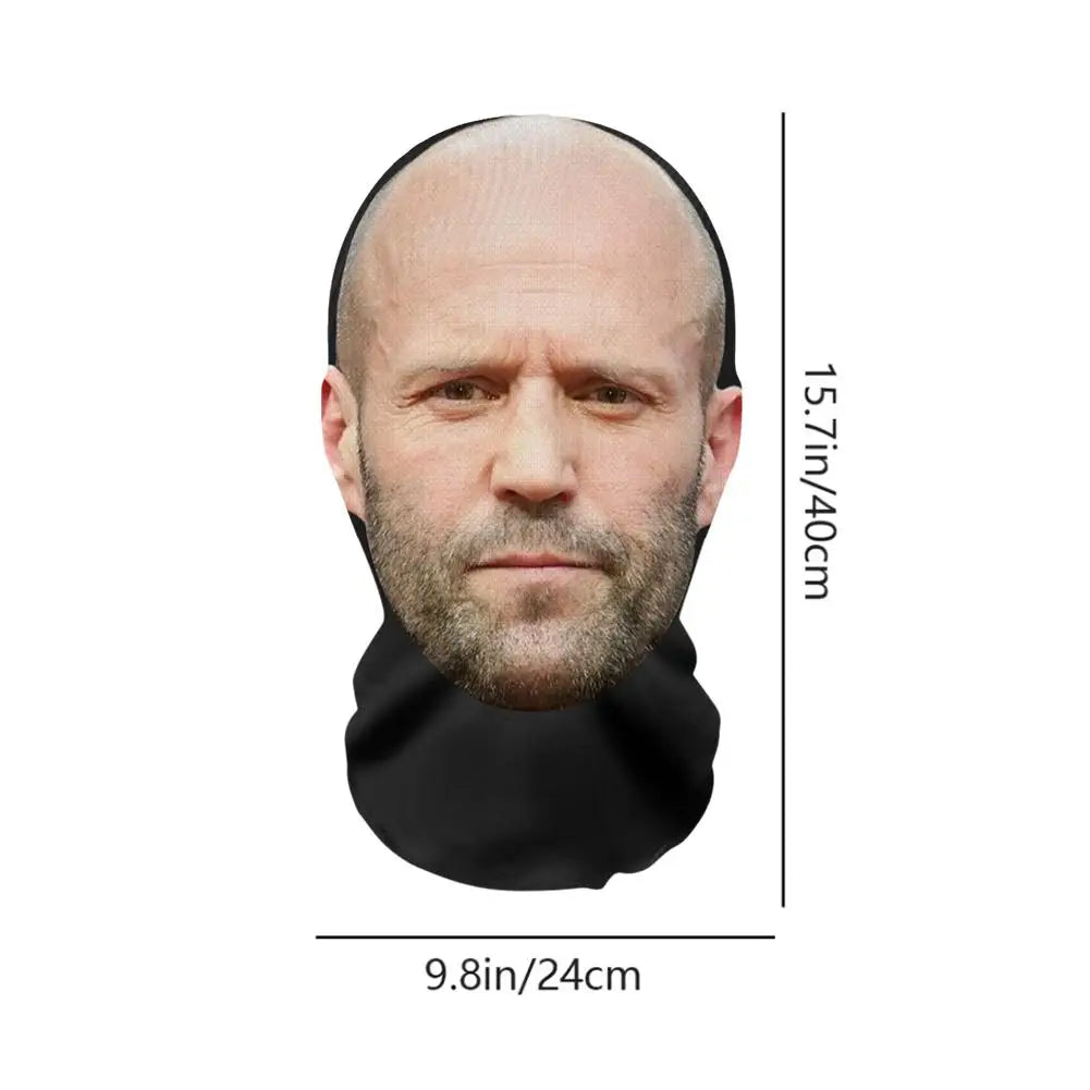2025 New 3D Printed Mask Elastic Mesh Cosplay Headwear Hip Hop Fashion Full Face Mask For Men Women Balaclava Hood Hat Headgear