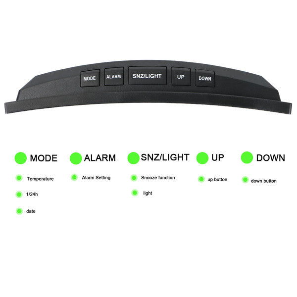LED Display Alarm Clock