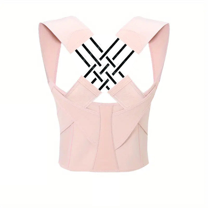 Posture Corrector for Women & Men, Adjustable Shoulder Brace for Upper/Middle Back Pain Relief & Spine Alignment