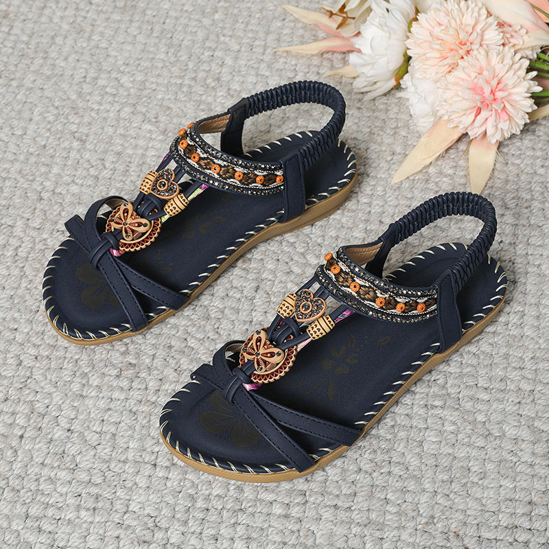 Womens Summer Sandals Casual Walking Shoes for Beach & Party Comfortable Outdoor Footwear