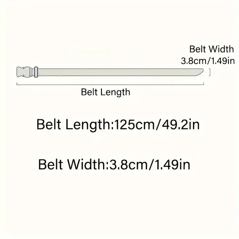 No-Hole Tactical Waist Belt, Automatic Buckle Design, Durable Unisex Belt for Hiking, Camping & Daily Wear