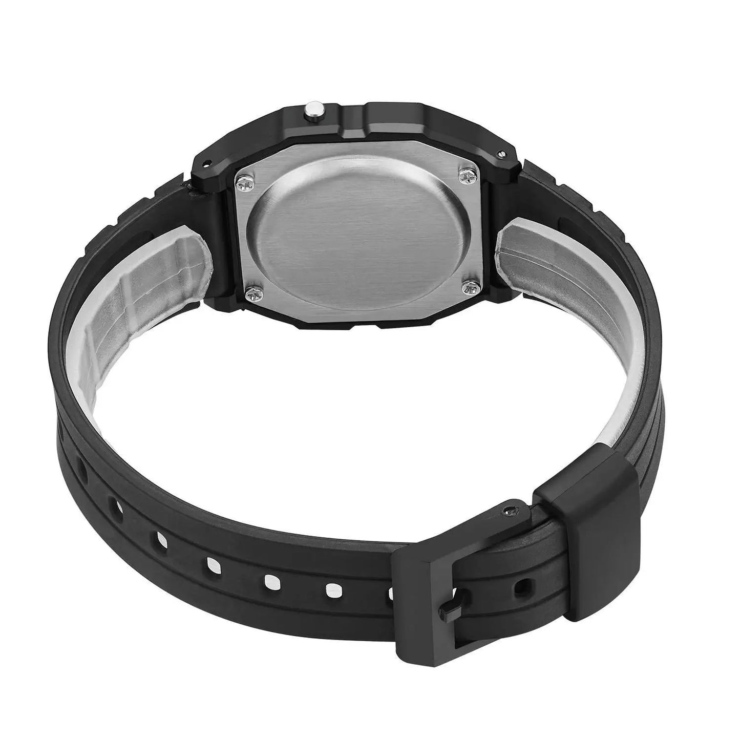 Men Digital Sports Watch, Top Brand Simple Square LED Wristwatch with Casual Silicone Band, Ideal Electronic Clock Gift