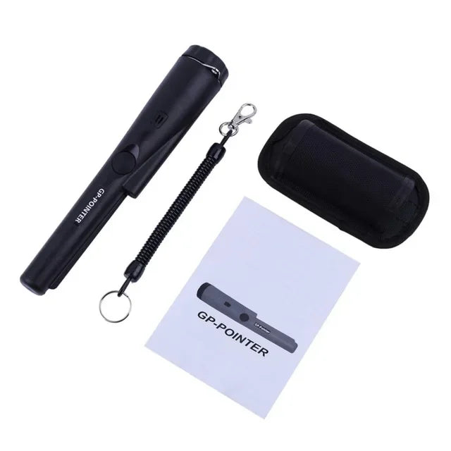 360° Waterproof Metal Detector Pinpointer, Handheld Professional Tool for Gold, Coins, and Relics