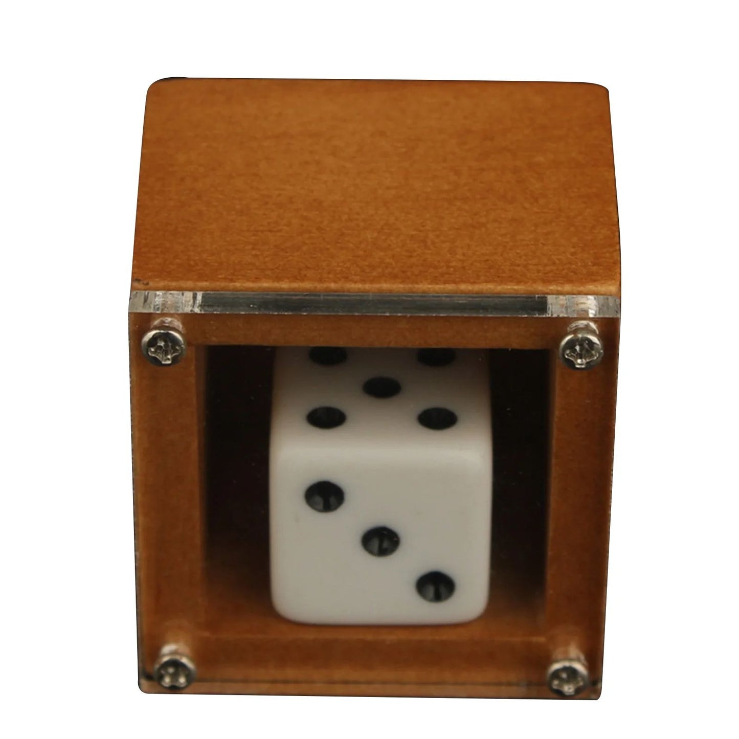 Magic Dice Trick Box Stage Illusion Prop for Kids & Adults Dot Number Change Dice Magic Props for Close-Up Performances