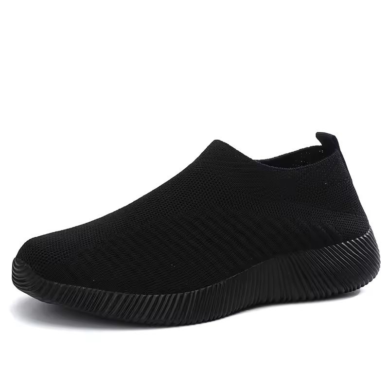 Womens Slip-On Walking Loafers with Cushioned Sole