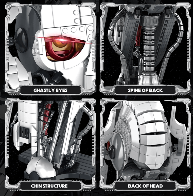 788 Piece General Grievous Helmet Building Block Set for Star Wars Fans and Collectors