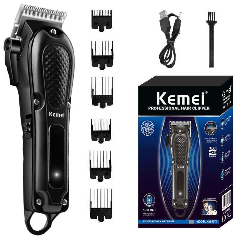 Cordless Rechargeable Hair Clipper & Beard Hair Trimmer for Men, Powerful Electric Hair Cutter Machine, Adjustable Hair