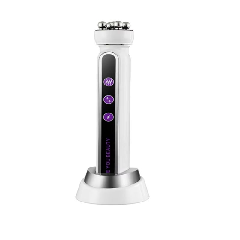 3in1 RF Heating EMS Facial 360° Roller Massager for Fine Lines Lifting Skin Rejuvenation Skin Firm Microcurrent Beauty M