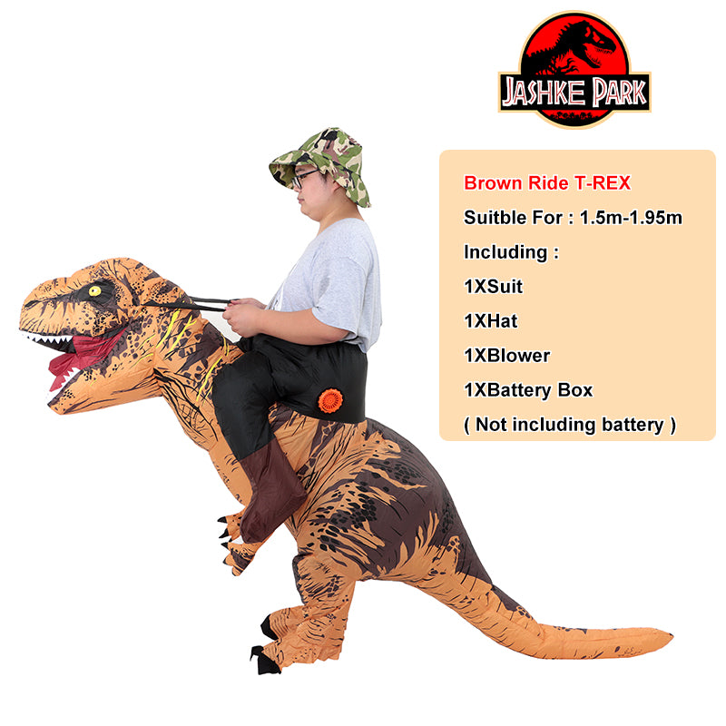 T-REX Monster Inflatable Costume – Blow-Up Dinosaur Cosplay Suit for Halloween, Christmas & Parties