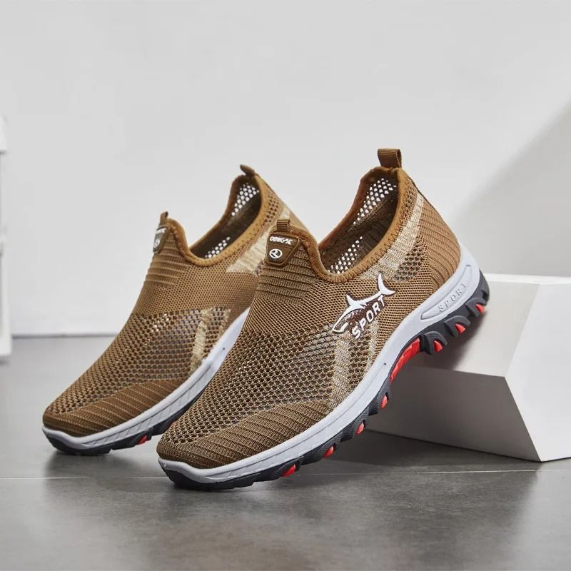 Mens Mesh Sneakers Lightweight Summer Casual Breathable Sports Shoes for Walking and Outdoor Comfort