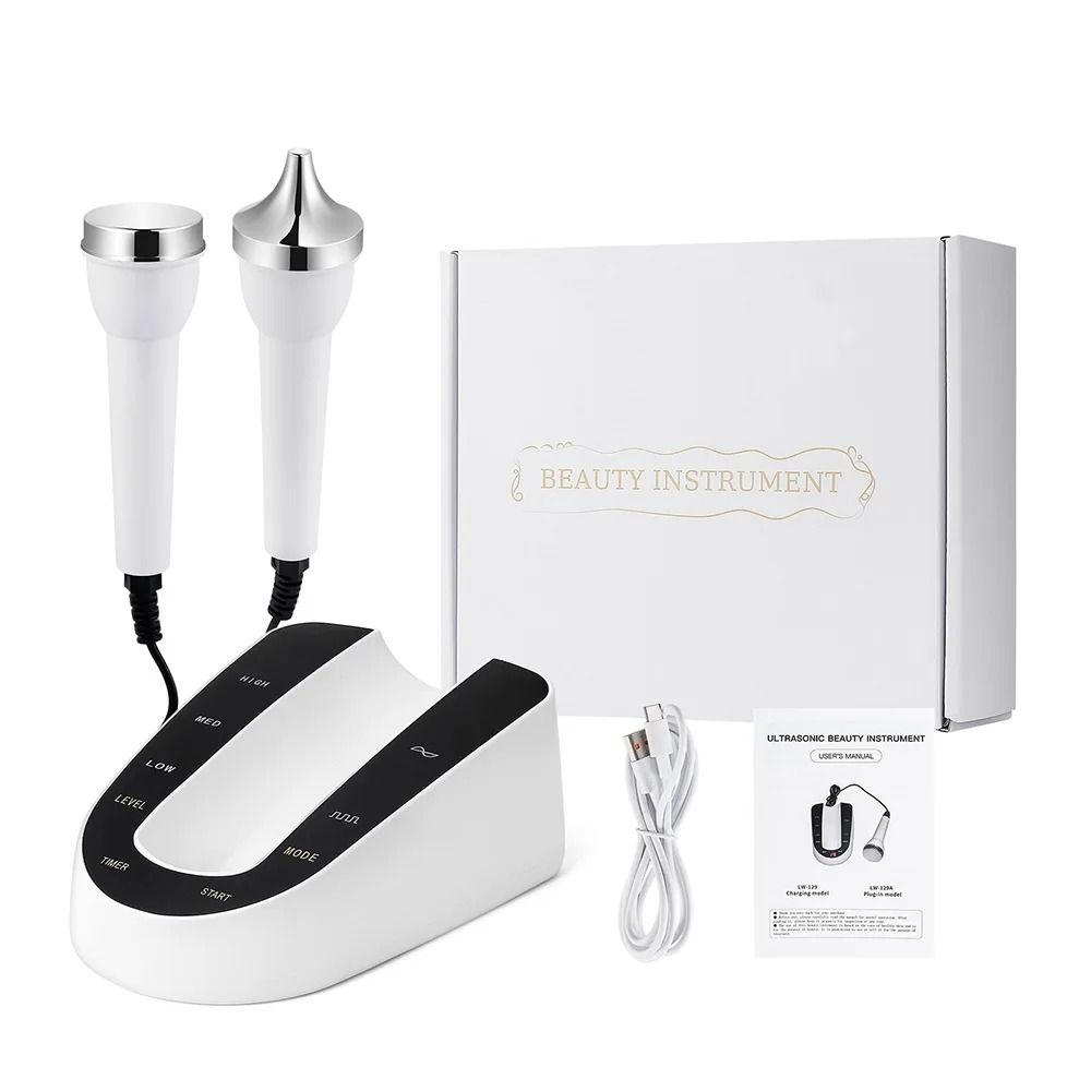 Ultrasonic Skin Therapy Device for Face Lifting and Eye Care