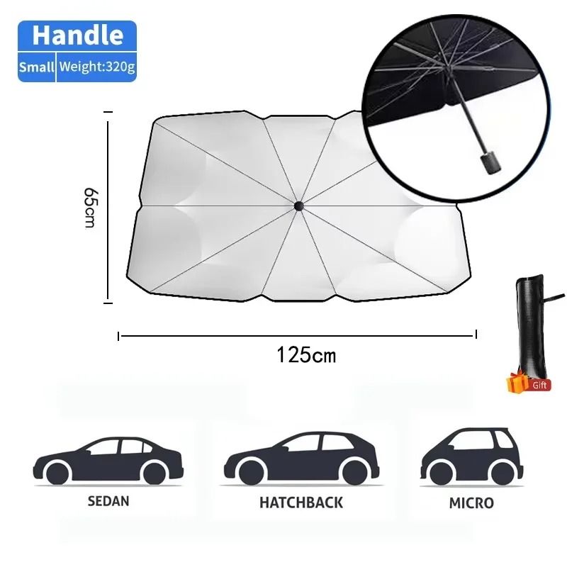 Foldable Windshield Umbrella Sunshade for Car Heat Protection