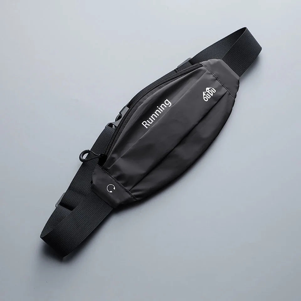 Sports Waist Bag Reflective Running Bag Pockets Waterproof Outdoor Waist Belts for Men Women Mobile Phone Case Holder