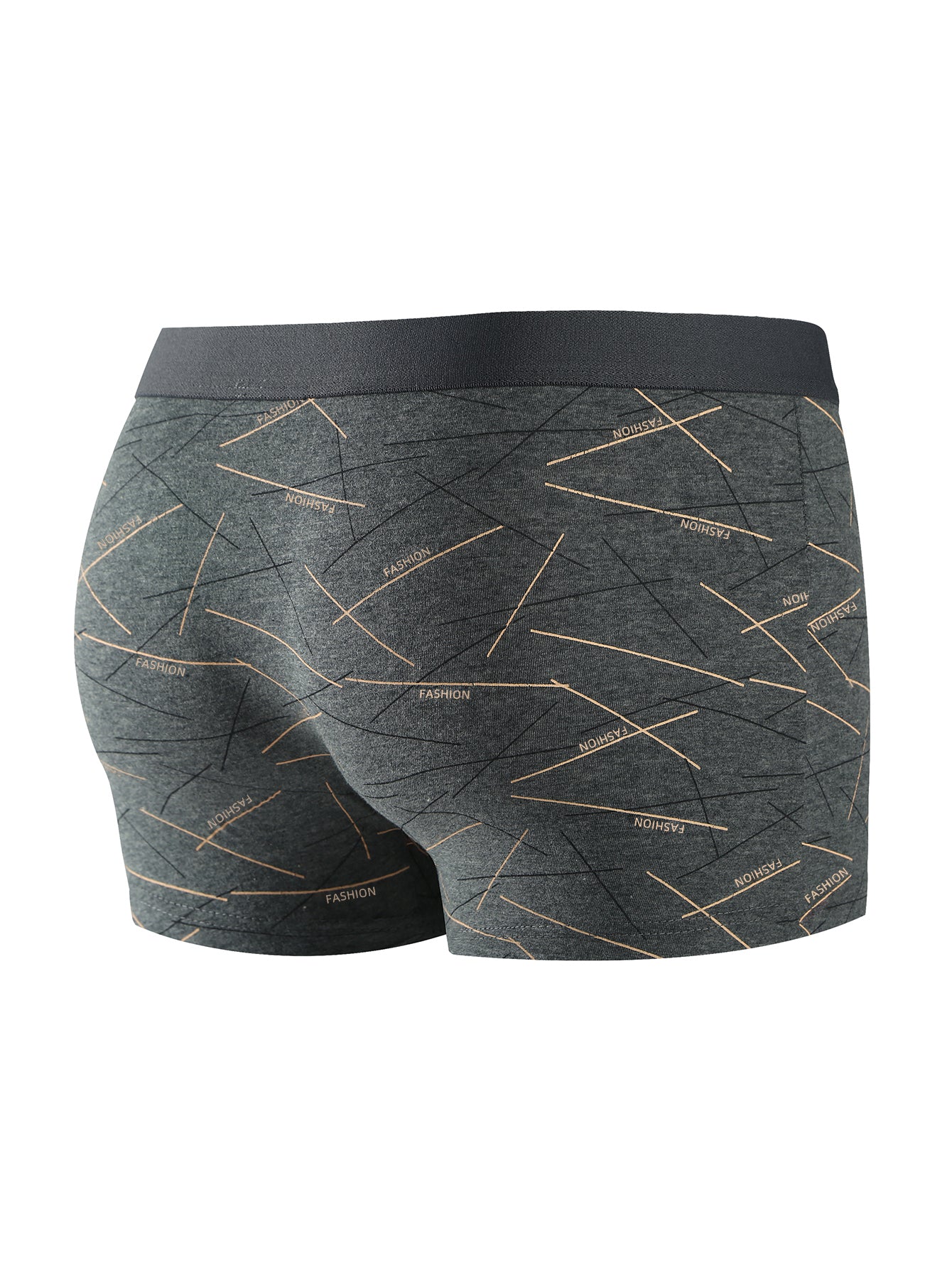 Men's Underwear Soft Healthy Breathable, Casual Sports Boxer Briefs, High Quality Fashionable Trendy Men's Pants