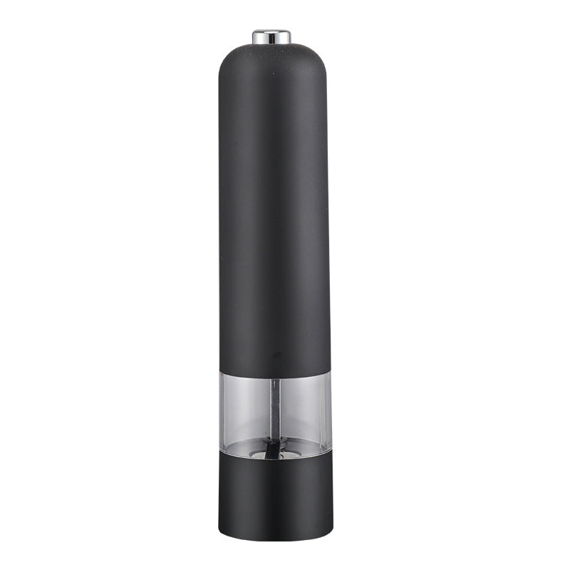Electric Salt Pepper Grinder, One Handed Operation, Stainless Steel Spice Mill with LED Light, Adjustable Coarsenes