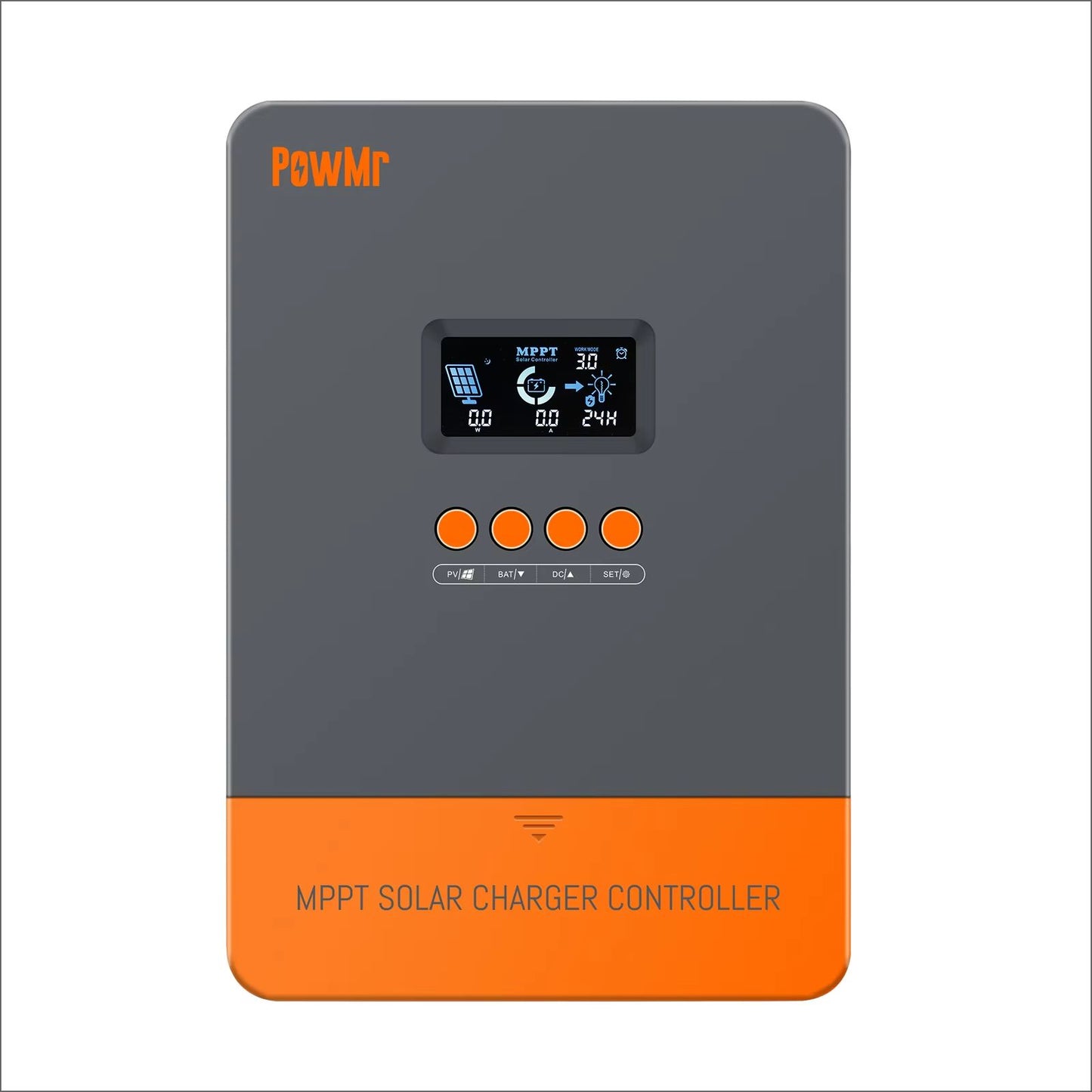 PowMr MPPT Solar Charge Controller – 60A 12V/24V/36V/48V Auto Regulator with LCD Display for Lithium Battery Systems