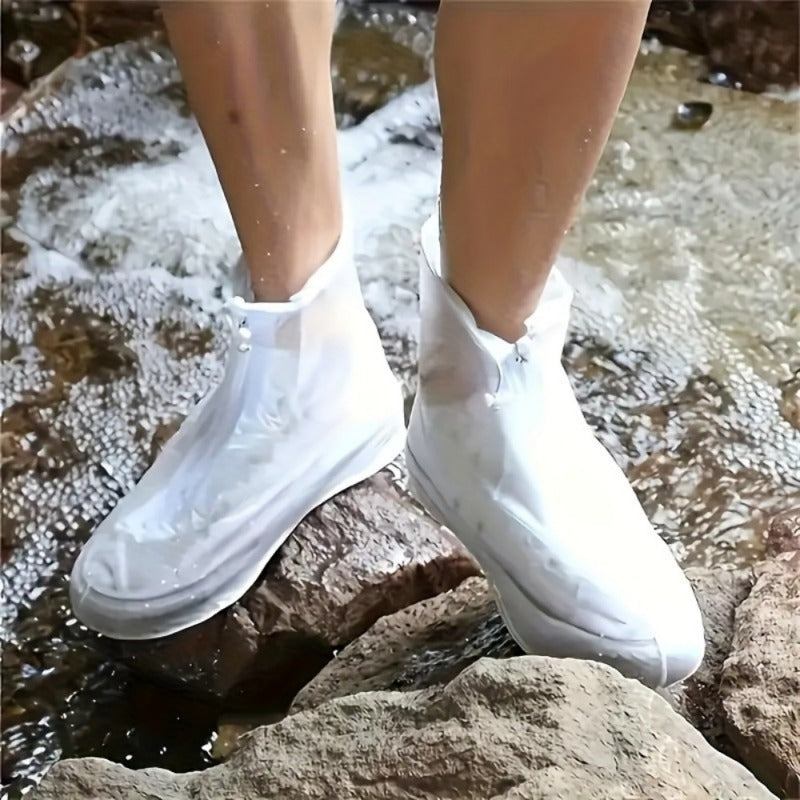 Ultimate Reusable Silicone Waterproof Shoe Covers, Non-Slip Protectors for Men, Women, Indoor Outdoor Rain Boots