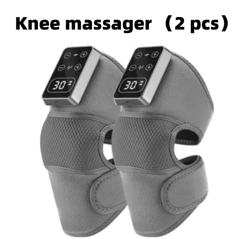 Electric Knee Massager with Heat & Vibration – Joint Pain Relief and Muscle Relaxation Pad