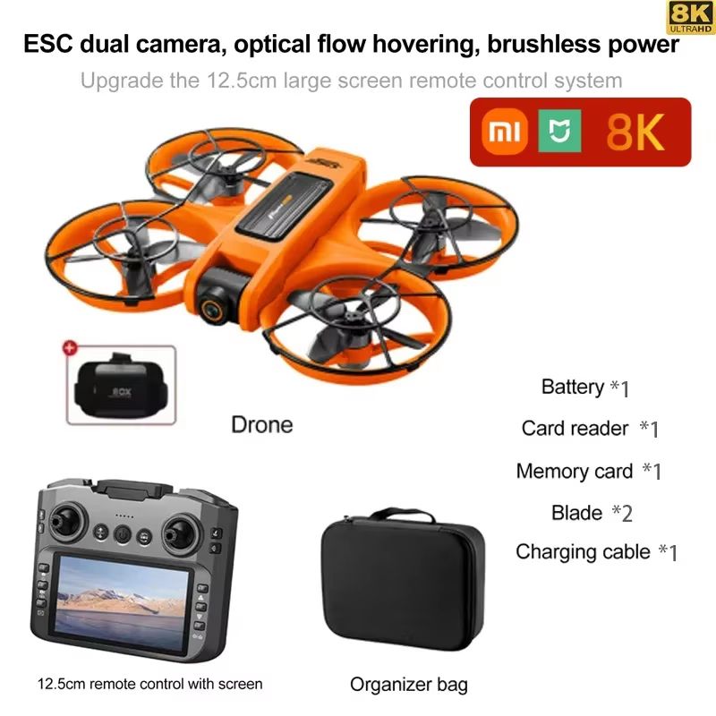Xiaomi S156 Drone with GPS – 8K Dual Camera Quadcopter, Brushless Motors & 360° Obstacle Avoidance