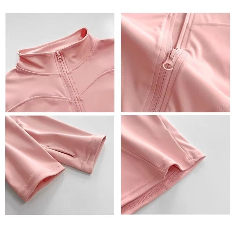Women's Quick-Dry Yoga Jacket – Lightweight Zipper Sports Coat for Running, Training & Everyday Fitness (S–3XL)