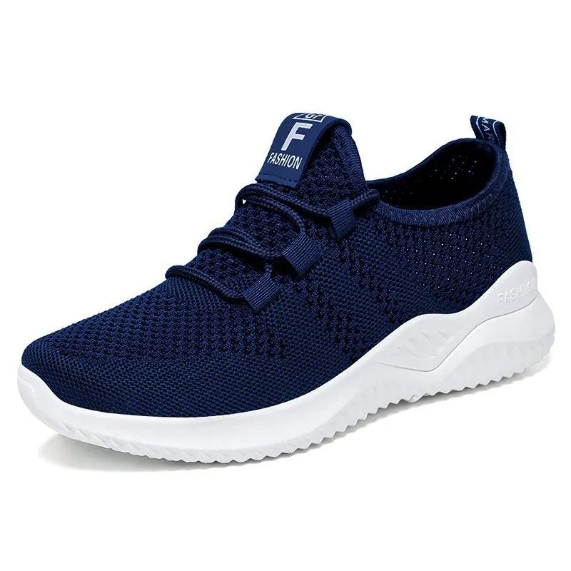 Summer Casual Flats Shoes For Women Breathable Mesh Lightweight Sneakers
