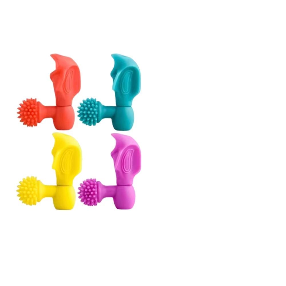 4pcs Cartoon Silicone Grip Holder, Writing Posture Corrector, Learning Practice Pen Holder, Writing Grip Stationery