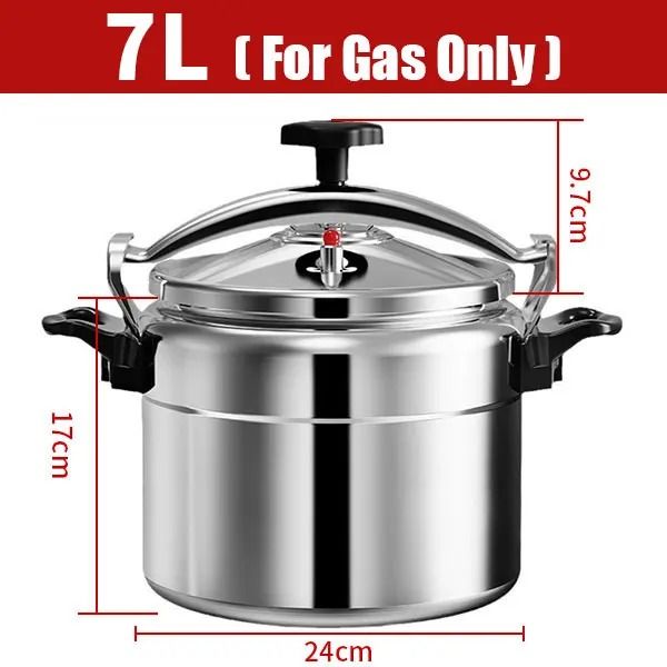 Professional Aluminum Pressure Cooker Explosion-Proof Design 3L 5L 7L