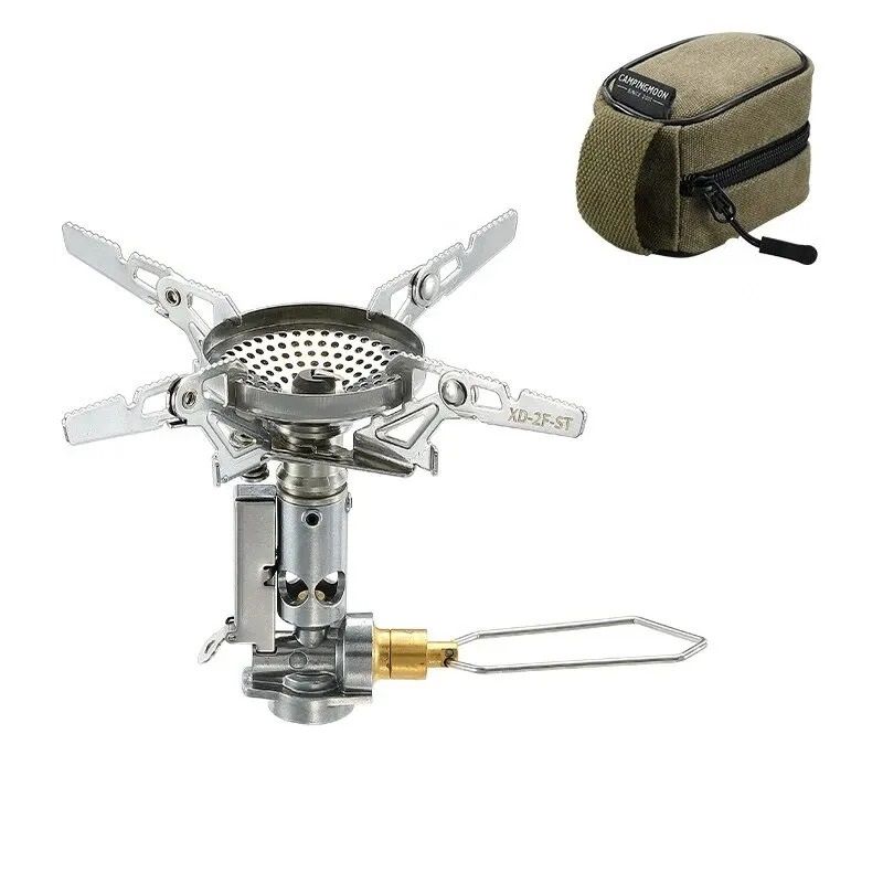Portable Camping Gas Stove with Stable Flame Control