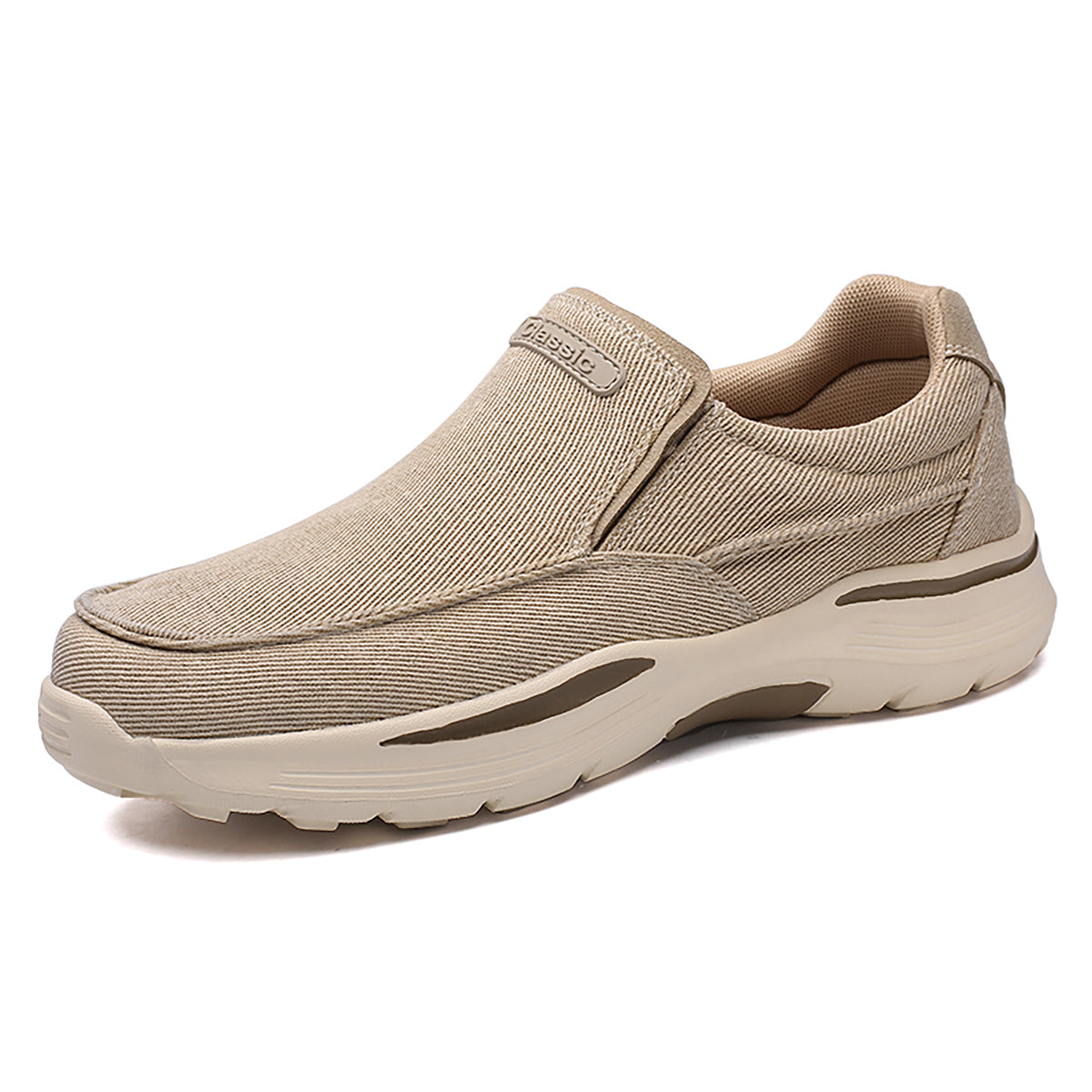 Mens Casual Shoes Canvas Breathable Loafers Comfortable Outdoor Walking Sneakers Classic Loafers for Men