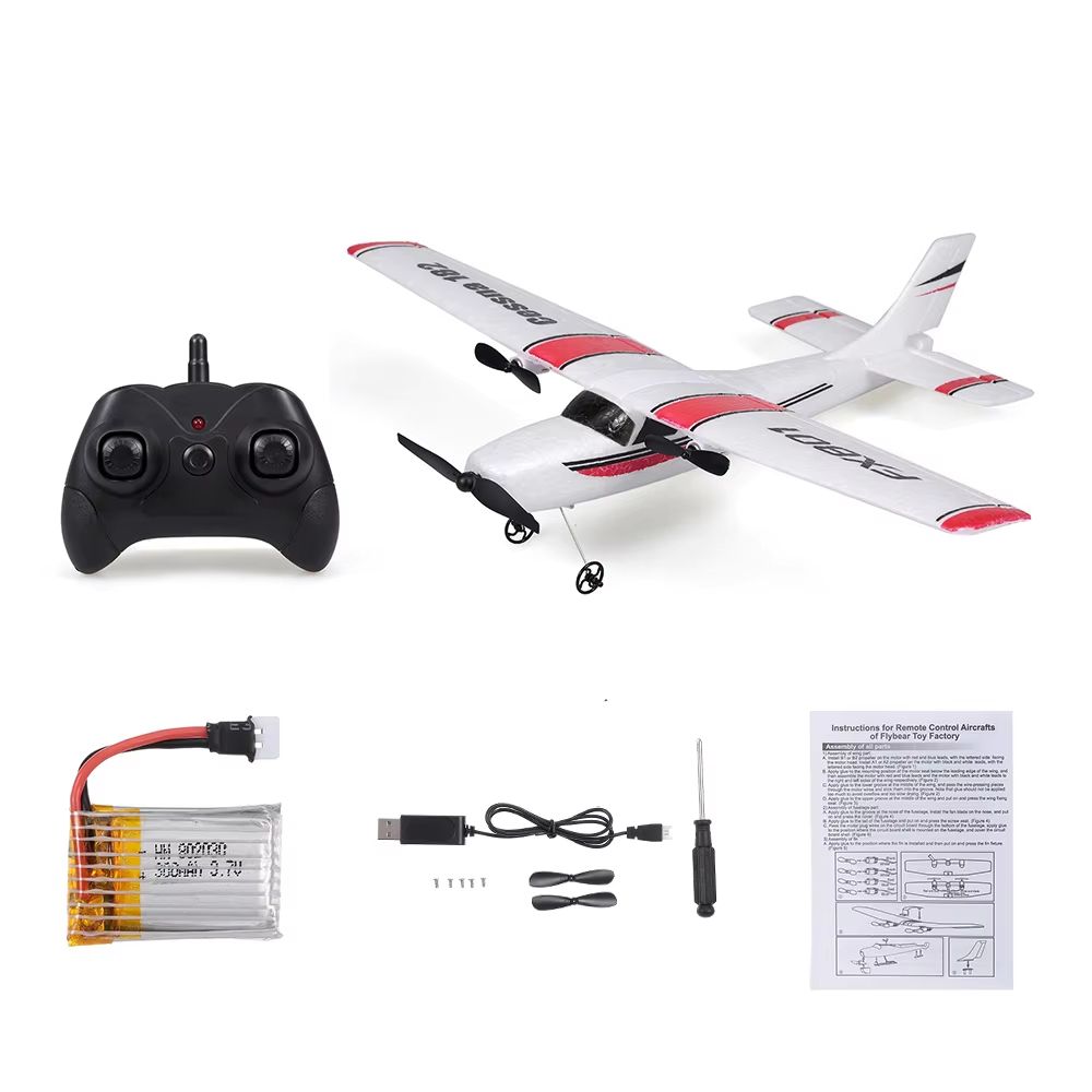 SkyGlide FX801 RC Plane – EPP Foam 2.4G 2CH Fixed-Wing Remote Control Airplane for Kids & Beginners