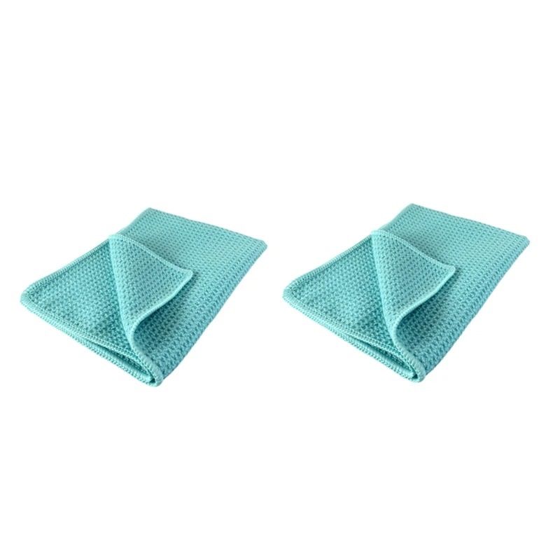 Super Absorbent Waffle Weave Microfiber Cleaning Cloth