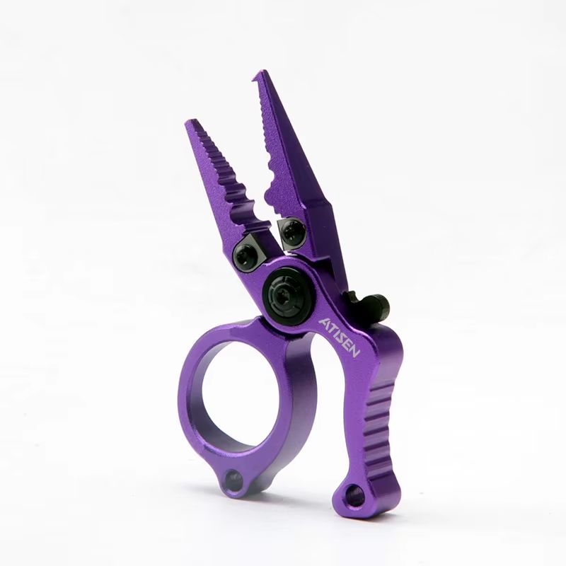 Booms Fishing X1 Aluminum Fishing Pliers – Saltwater-Resistant Multitool with Hook Remover and Braided Line Cutter
